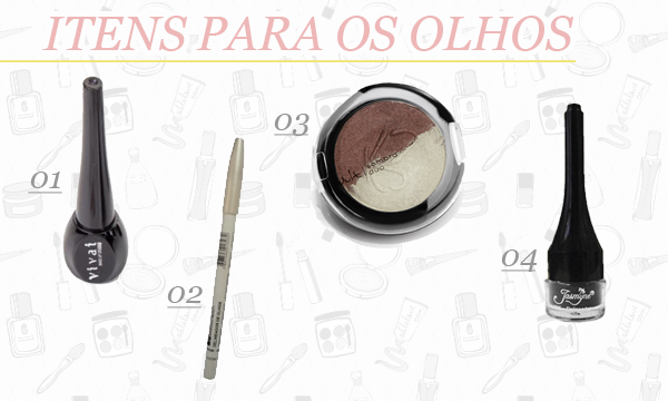 Produtos baratinhos de maquiagem para olhos até R$ 20 