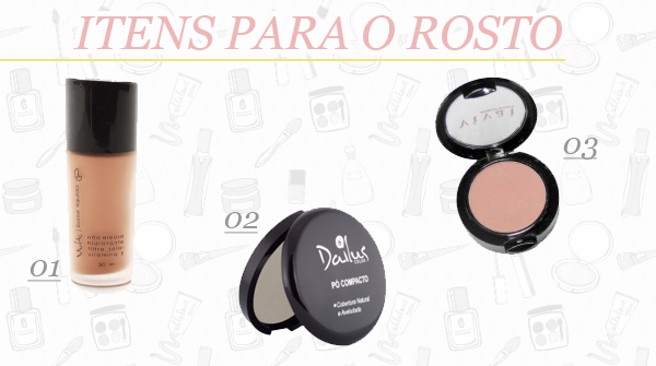 Produtos baratinhos de maquiagem para o rosto até R$ 20 
