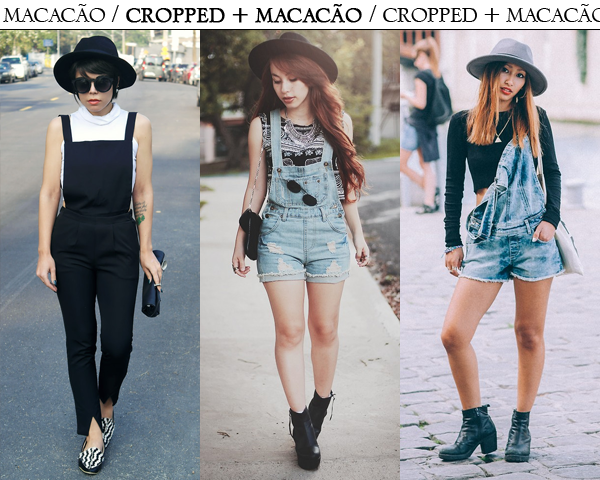 Como usar cropped top com macação