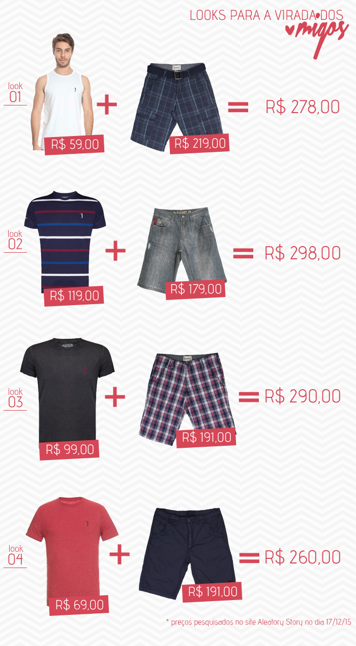 Looks masculinos para ano novo