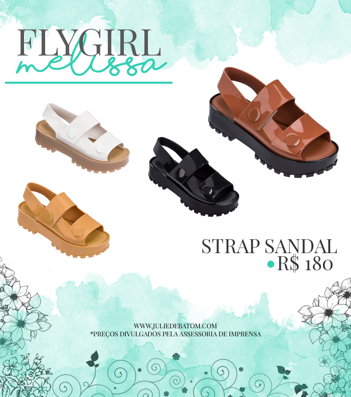 Coleção de inverno da Melissa: Flygirl Strap Sandal